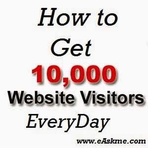 How to Get Ten Thousand Pageviews in One day : eAskme