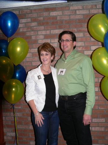 Tracey Wills & Dann Staddler at a reunion of the Washington High School Class of 1980 Germantown