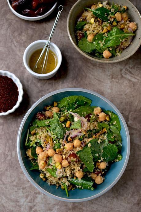 Pistachio & Dates Salad with Quinoa