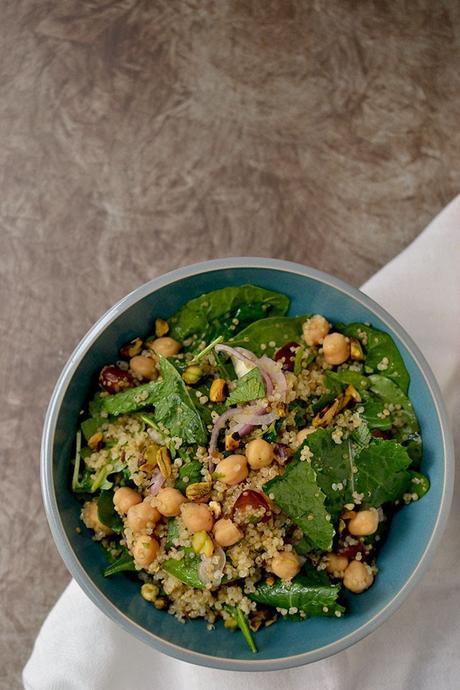 Pistachio & Dates Salad with Quinoa