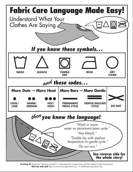 How to Read That Laundry Tag (and Not Lose Your Mind) - Paperblog