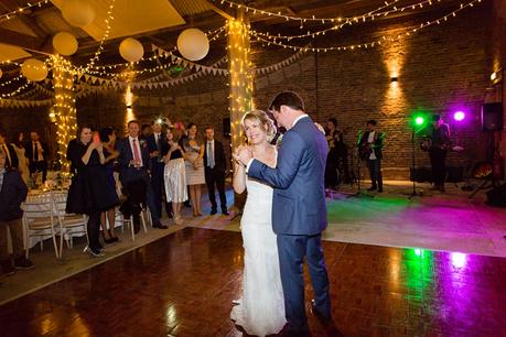 First Dance Barmbyfield Barn Wedding Photography