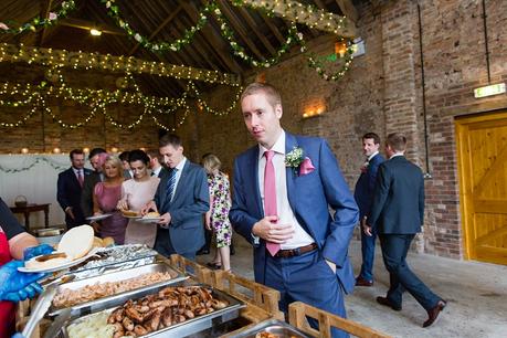 BBQ Meal Barmbyfield Barn Wedding Photography