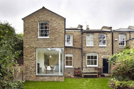 Vegetarian Cottage glass wall extension. 