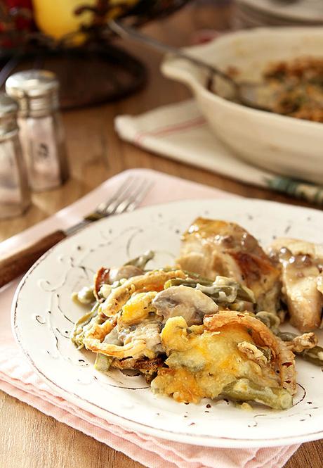 Old Fashioned Green Bean Casserole from Scratch