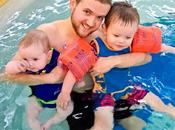 First Time Swimming!