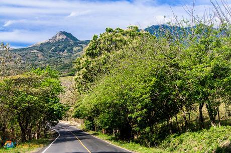 Road leading into the central mountains of Panama.
