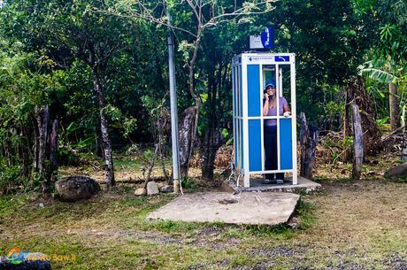 Yes, A phone working booth in the middle of nowhere.