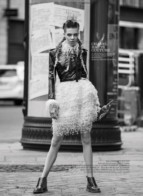 Léa Julian in Chanel Haute Couture @ Benjamin Kanarek
