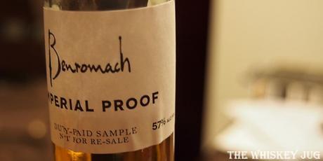 Benromach Imperial Proof Label