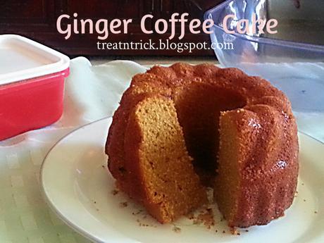 Ginger Coffee Cake Recipe @ treatntrick.blogspot.com