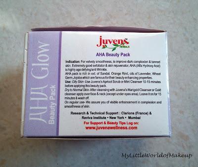 Juvena Herbals AHA Glow Beauty Pack Review