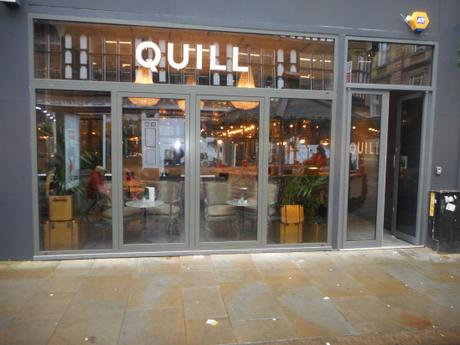 Fine dining at Quill, Manchester 