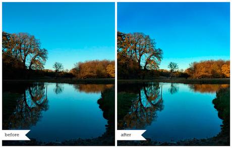 Natural Vivid Saturation with Photo Veils from Mobile Collection [Photo Recipe]
