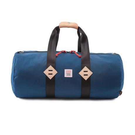 Classic duffle bag with leather details