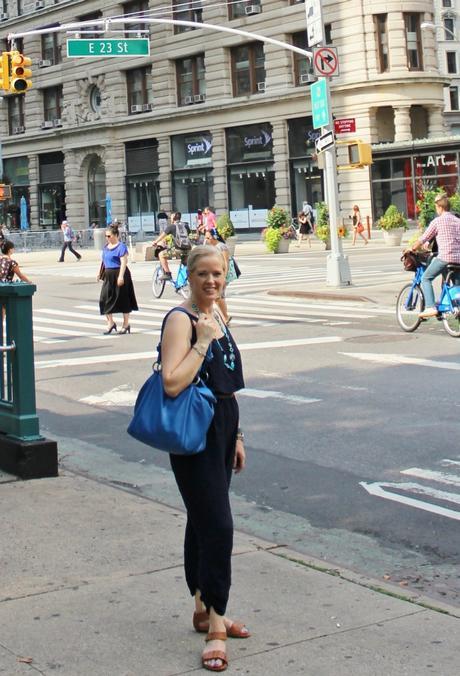 Imogen outside Flatiron