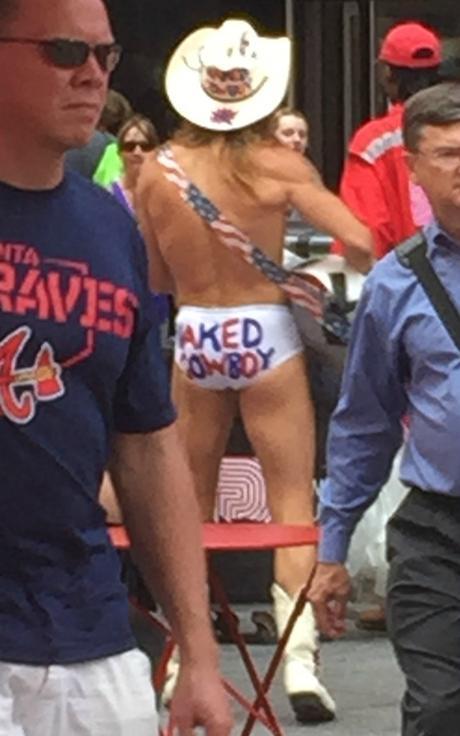 naked cowboy Times Square