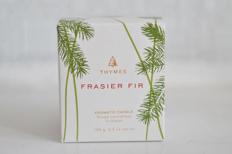 Thymes Frasier Fir products; perfect Christmas scents and holiday decor.