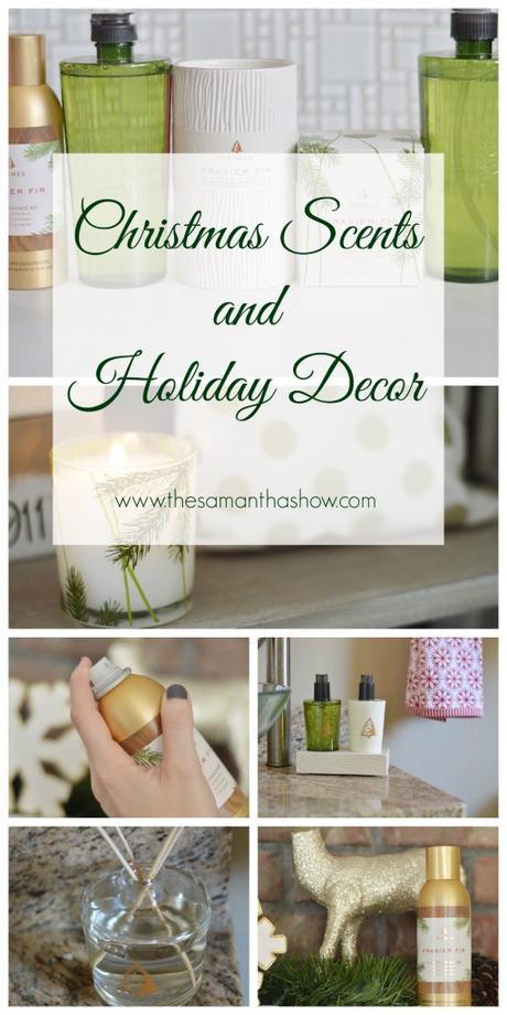 christmas scents and holiday decor