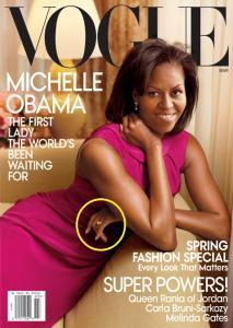 Michelle Obama on March 2009 Vogue cover