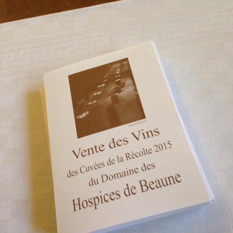 2015 Hospices de Beaune Vente des Vins | Bourgogne