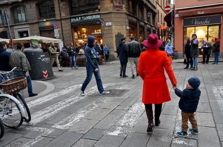 Tuscan wool for a chilly Bologna day