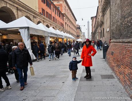 Tuscan wool for a chilly Bologna day