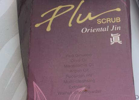 Plu Body Scrub - Oriental Jin, A Korean Delight For Body (Review, Product Pictures, Availability in India