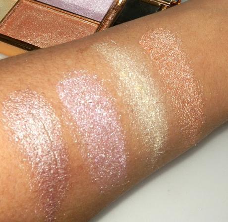 Sleek Makeup Precious Metals Highlighting Palette Solstice Swatches  