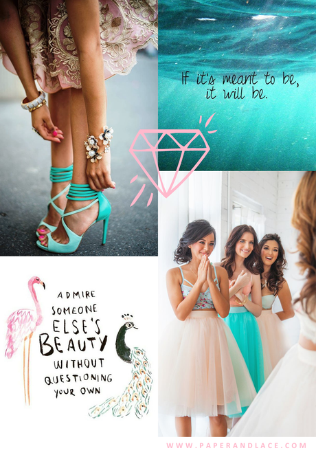 Wedding Colour Palette – Turquoise & Pink