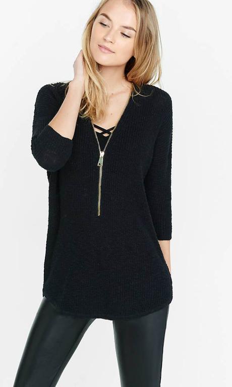 Zipper sweater for winter 