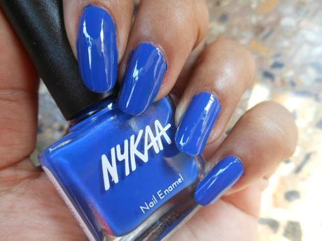 Nykaa POP Nail Enamels - Blue Raspberry, Tropical Tangerine (Review)