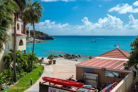 Our hotel view in St. Maarten.