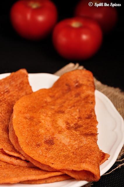 Tomato Dosa | Thakkali Dosai