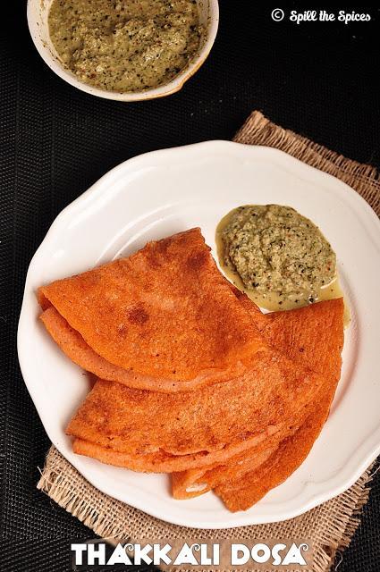 Tomato Dosa | Thakkali Dosai