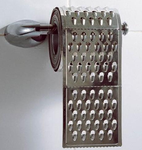 Cheese Grater Toilet Paper / Loo Roll