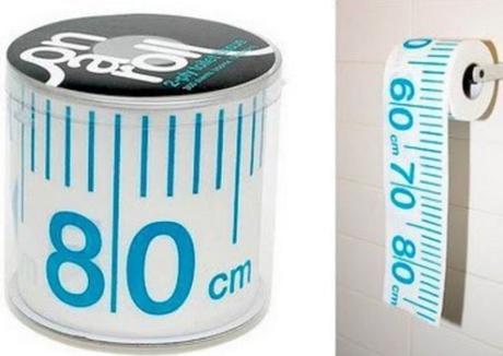 Tape Measure Toilet Paper / Loo Roll