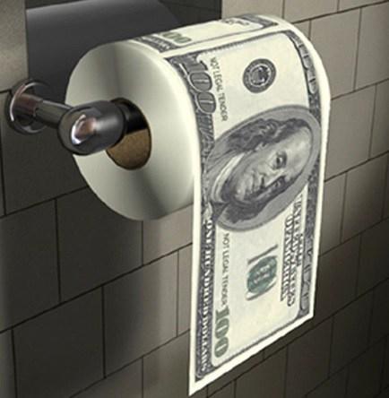 Money Toilet Paper / Loo Roll