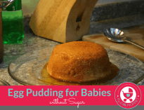 Egg Pudding for Babies (Without Sugar)
