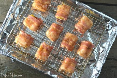 Bacon Wrapped Pineapple Bites