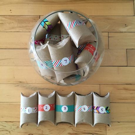 Easy DIY: Paper Roll Pillow Box Advent