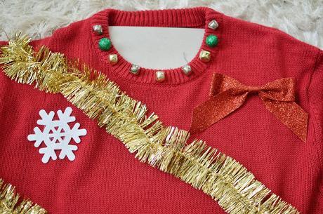 Want to win the ugly Christmas sweater party at the office? Just want to get in the Christmas spirit? Make your own DIY light up ugly Christmas sweater!- The Samantha Show