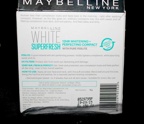 Maybelline White Super Fresh Compact Review