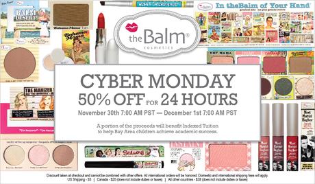 The Balm Cyber Monday Sale IS FINALLY LIVE!