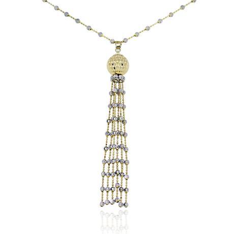 Officina Bernardi Yellow Gold Tassel necklace