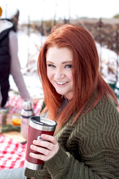 Winter Picnic With Stanley Thermos Mocktails