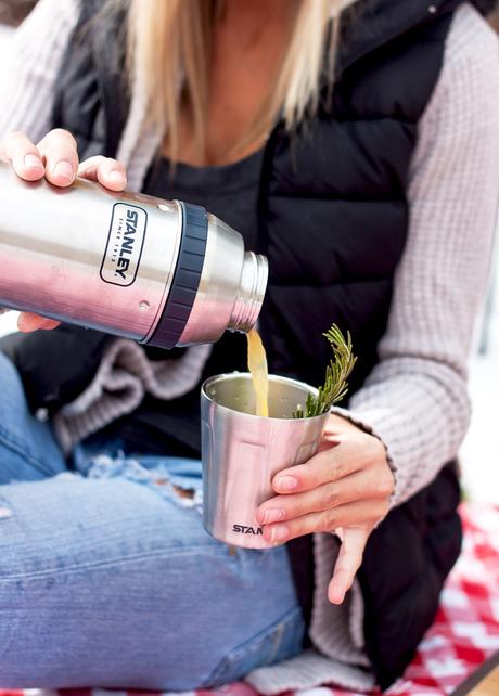 Winter Picnic With Stanley Thermos Mocktails