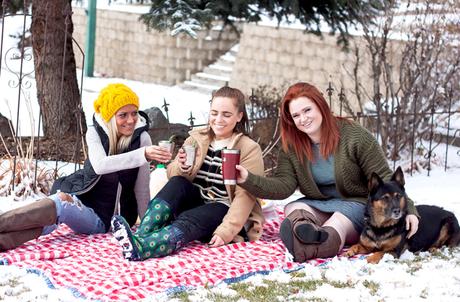 Winter Picnic With Stanley Thermos Mocktails