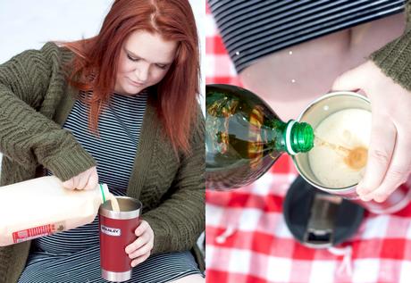 Winter Picnic With Stanley Thermos Mocktails