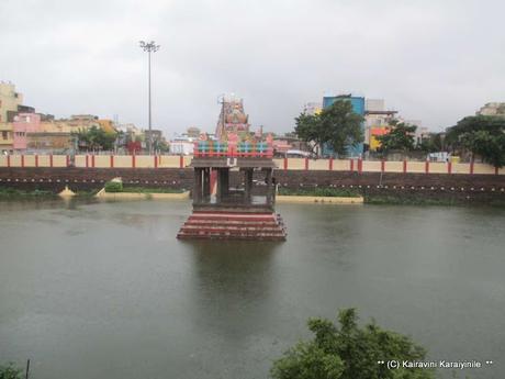 Incessant rains bring water to Thiruvallikkeni Kairavini Pushkarini ~  !! 2015